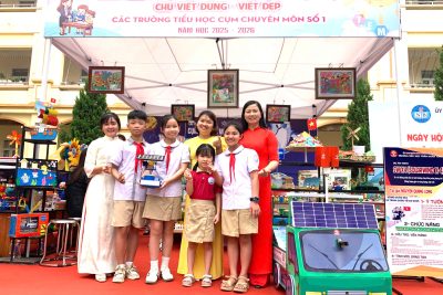 THAM DỰ NGÀY HỘI STEM, SÁNG TẠO NGHỆ THUẬT; CUỘC THI VIẾT ĐÚNG – VIẾT ĐẸP DÀNH CHO HỌC SINH TIỂU HỌC NĂM HỌC 2025-2026