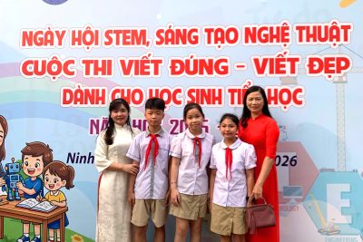 THAM DỰ NGÀY HỘI STEM, SÁNG TẠO NGHỆ THUẬT; CUỘC THI VIẾT ĐÚNG – VIẾT ĐẸP DÀNH CHO HỌC SINH TIỂU HỌC NĂM HỌC 2025-2026