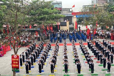 TRƯỜNG TIỂU HỌC HÒA HẬU THAM GIA ĐỒNG DIỄN TẠI ĐẠI HỘI TDTT XÃ NAM LÝ LẦN THỨ I – NĂM 2026